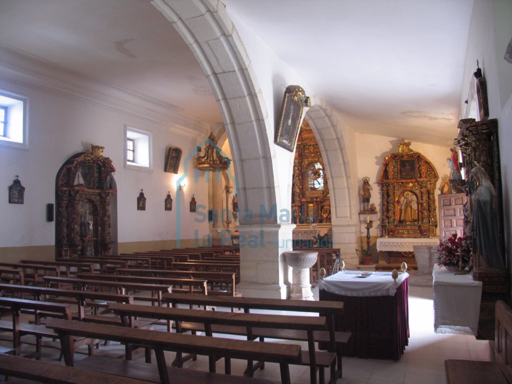 Interior de la iglesia