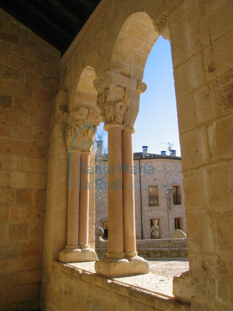 Interior del pórtico