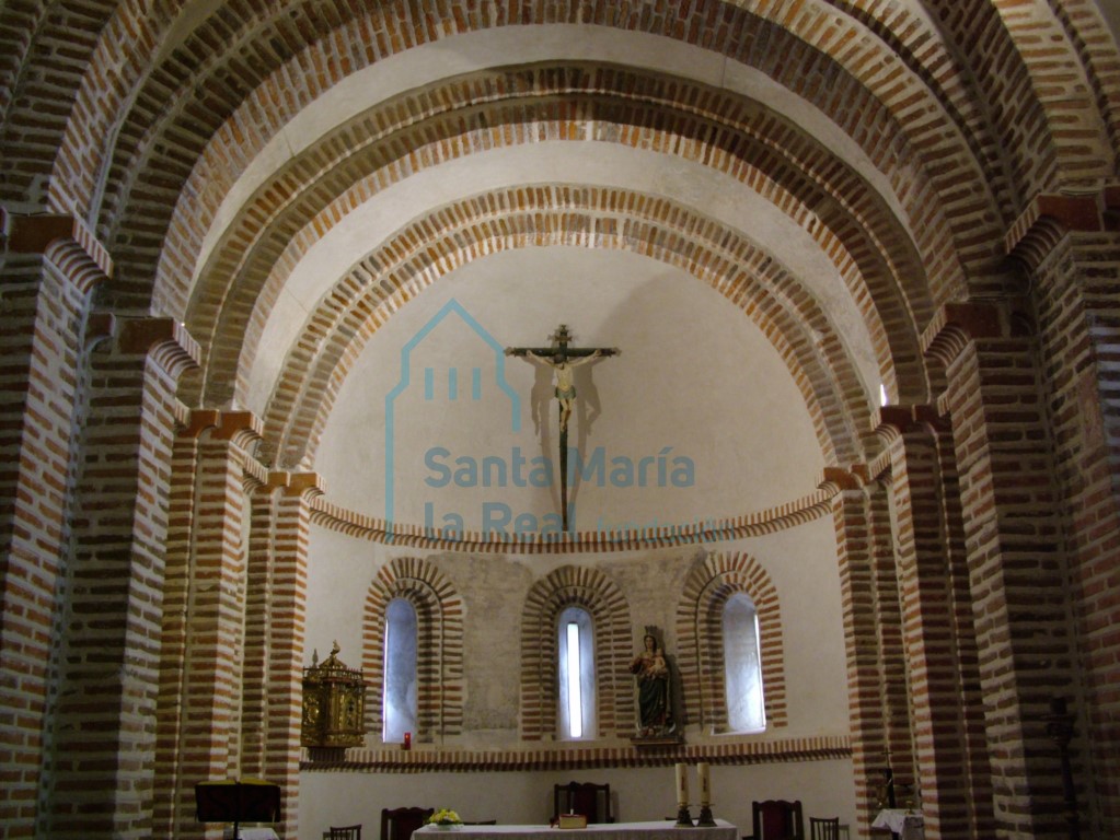 Interior del ábside