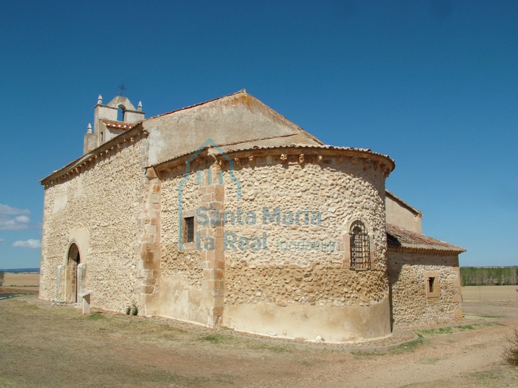 Vista sudeste de la iglesia