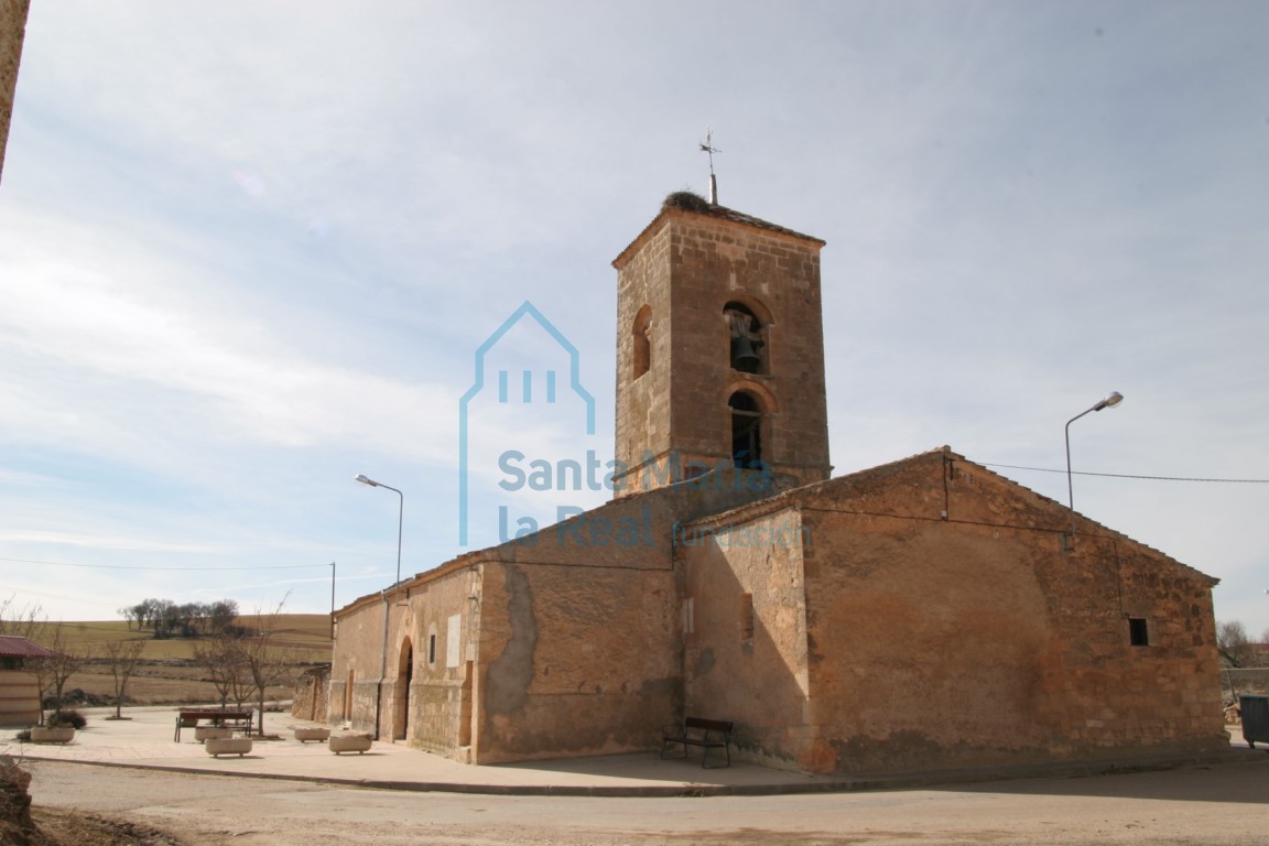 Vista de la iglesia desde sudeste