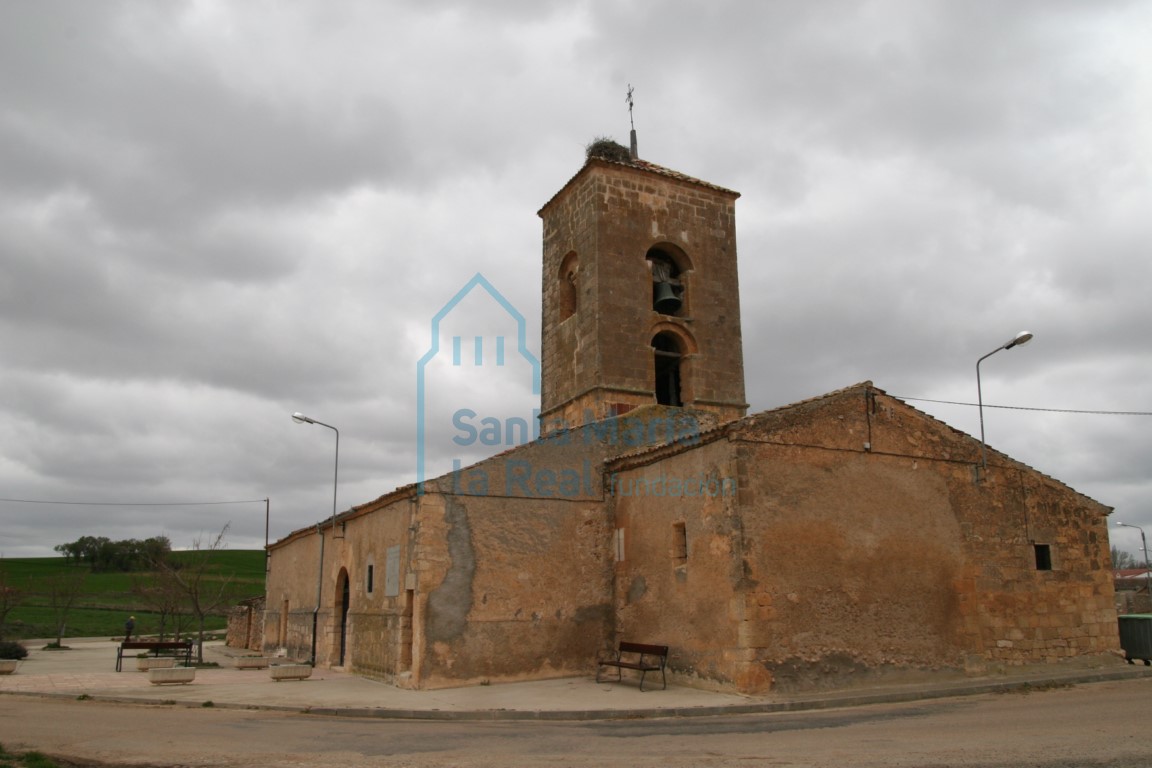 Vista de la iglesia desde sudeste