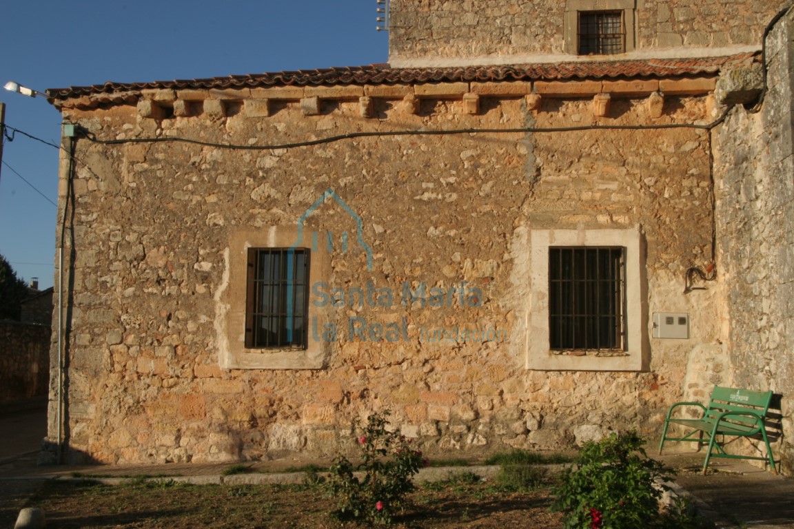 Vista de la fachada meridional