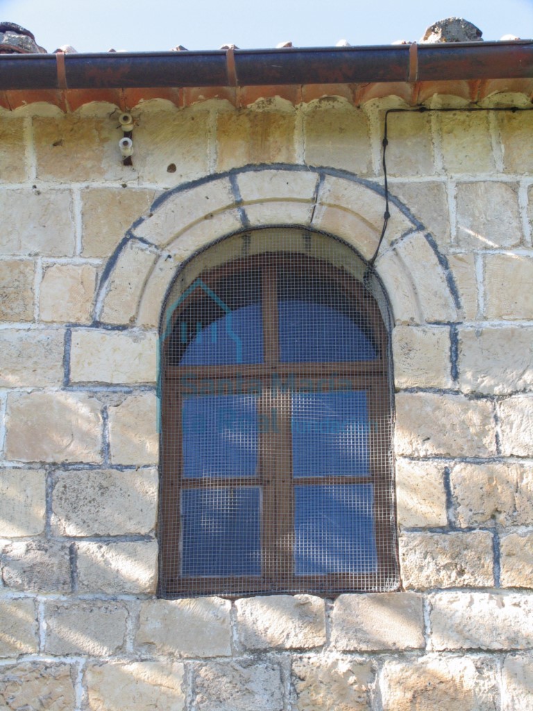 Vista de la ventana de la fachada meridional