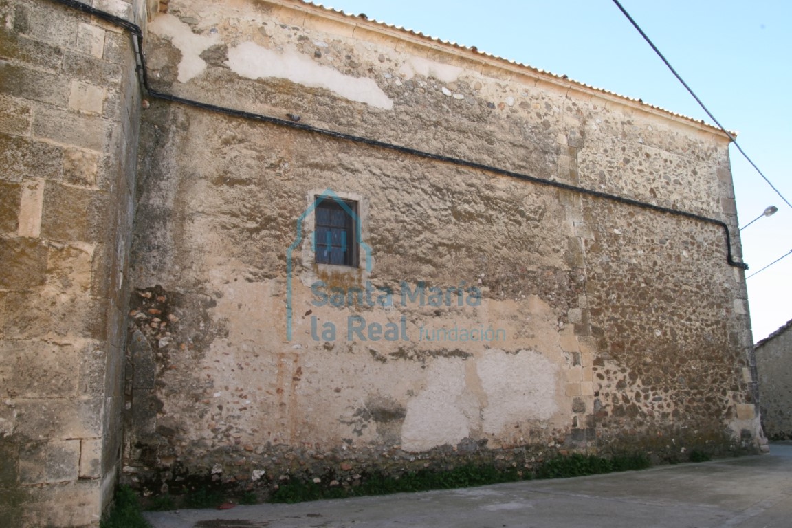 Vista exterior de la fachada norte
