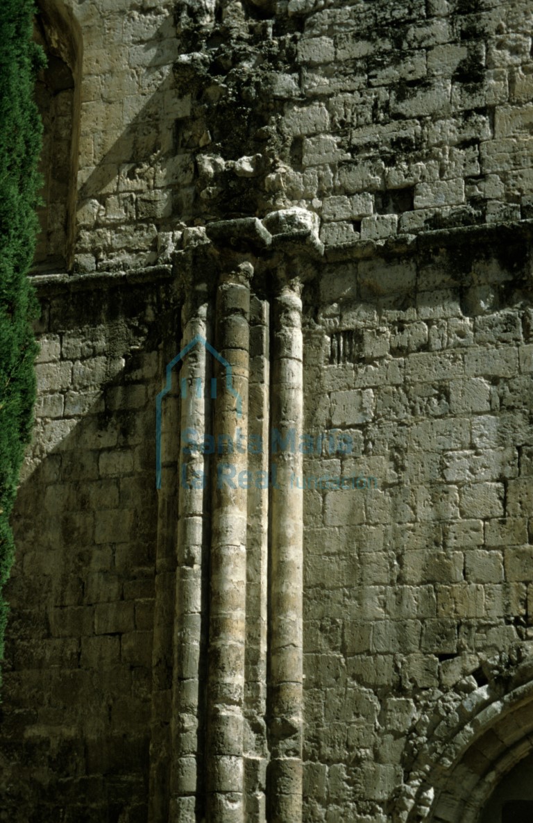 Columnas del interior de la nave