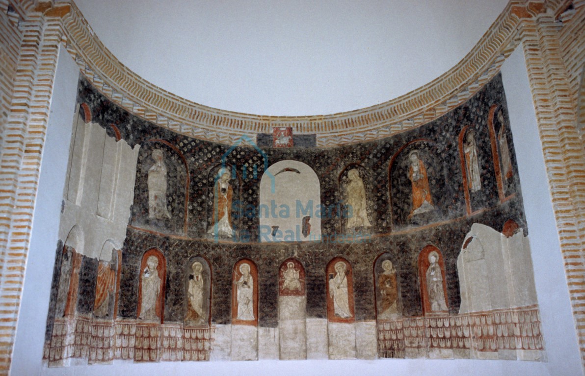 Pinturas murales del interior del ábside