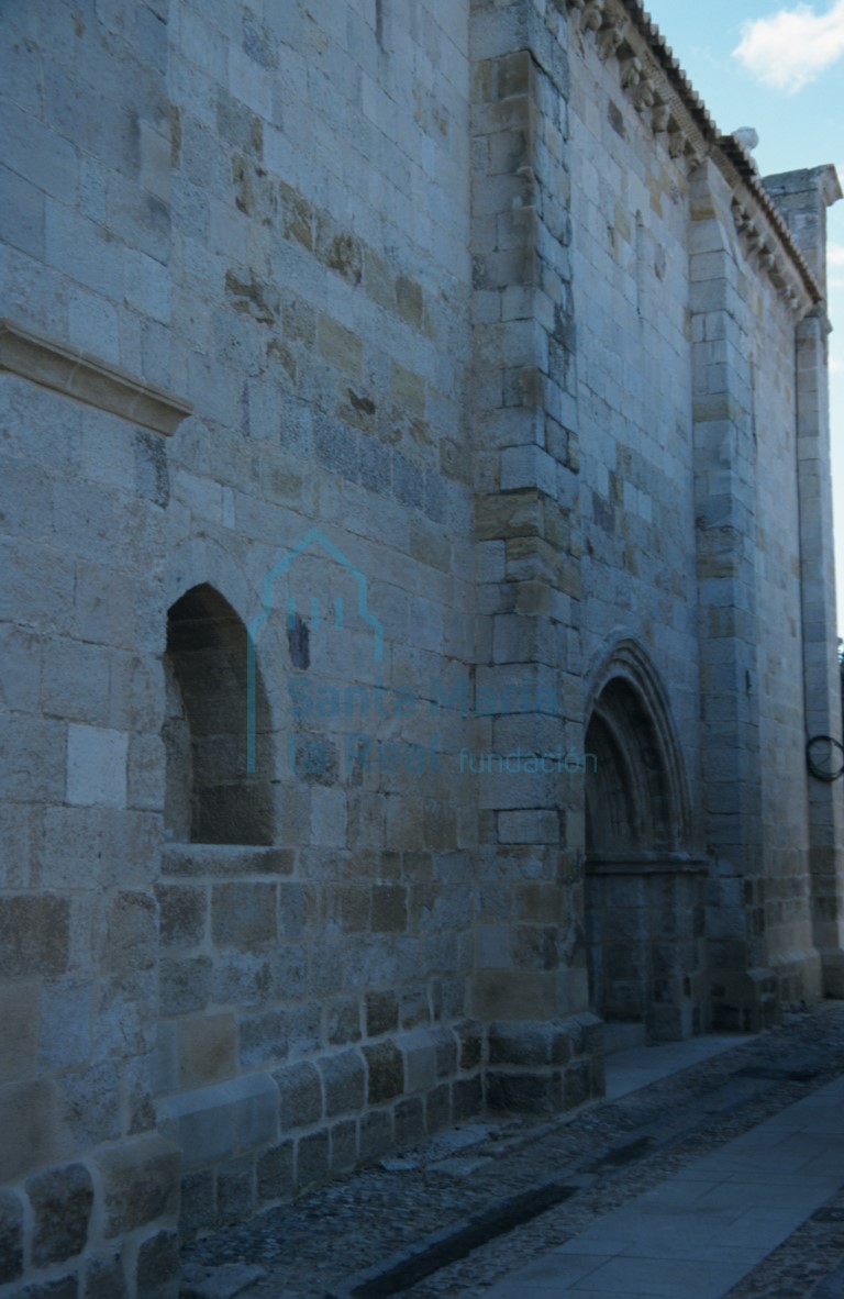 Detalle de la fachada septentrional