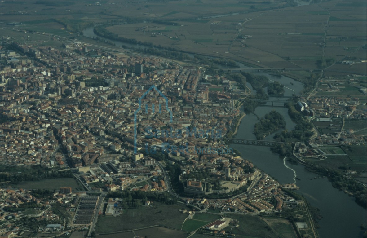 Vista aérea de Zamora