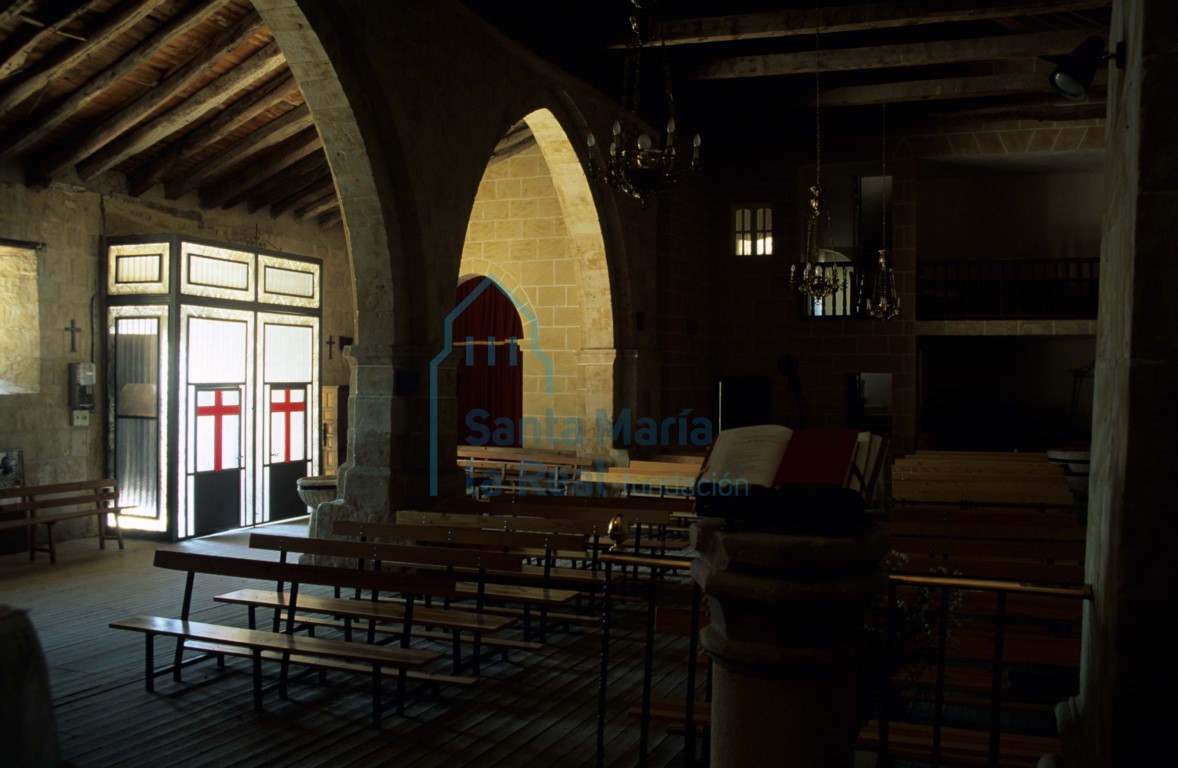 Vista del interior de la iglesia