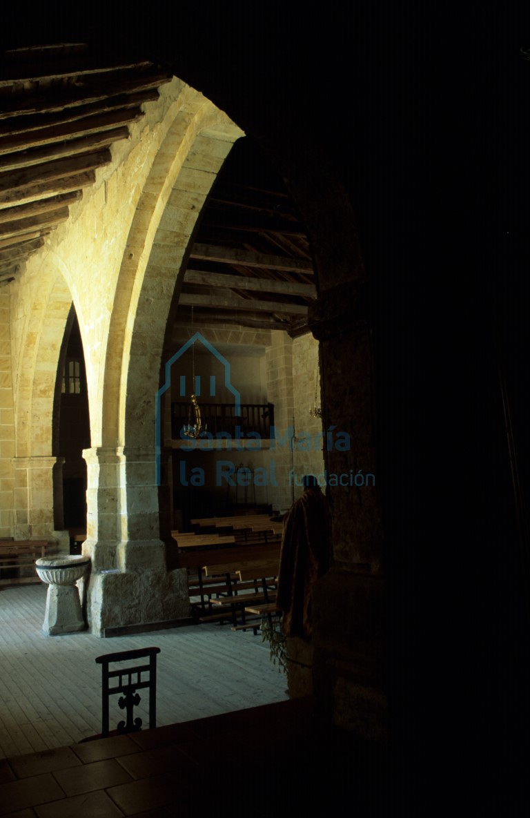 Vista del interior de la iglesia