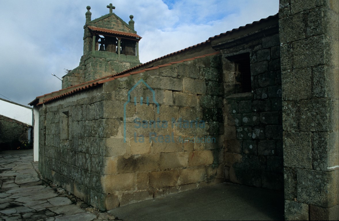Vista de la fachada meridional