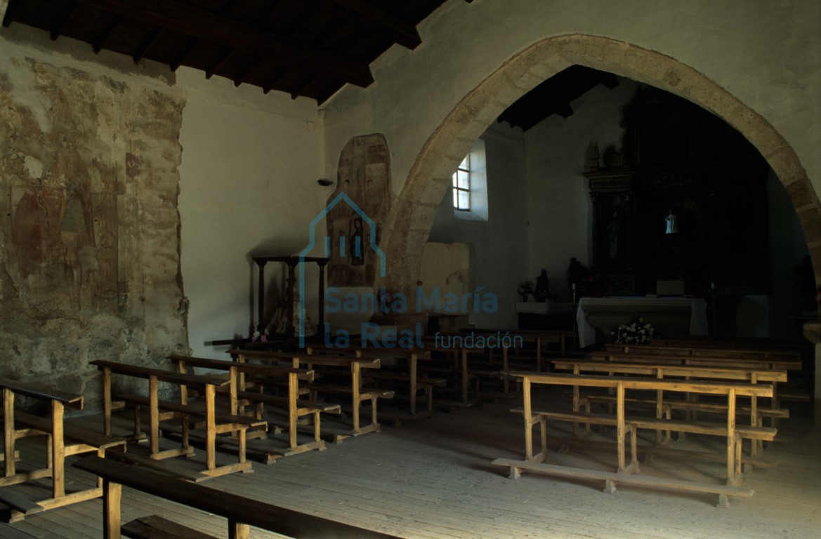 Vista del interior de la iglesia