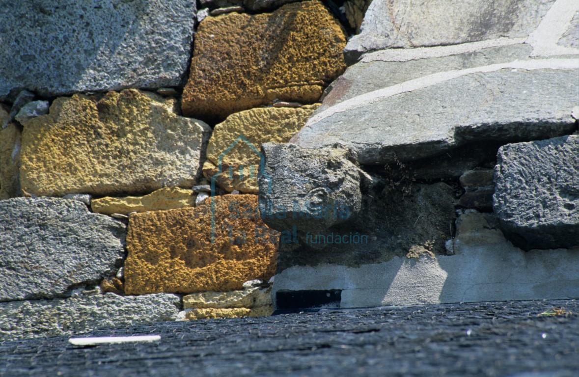 Detalle de la cubierta del lado sur