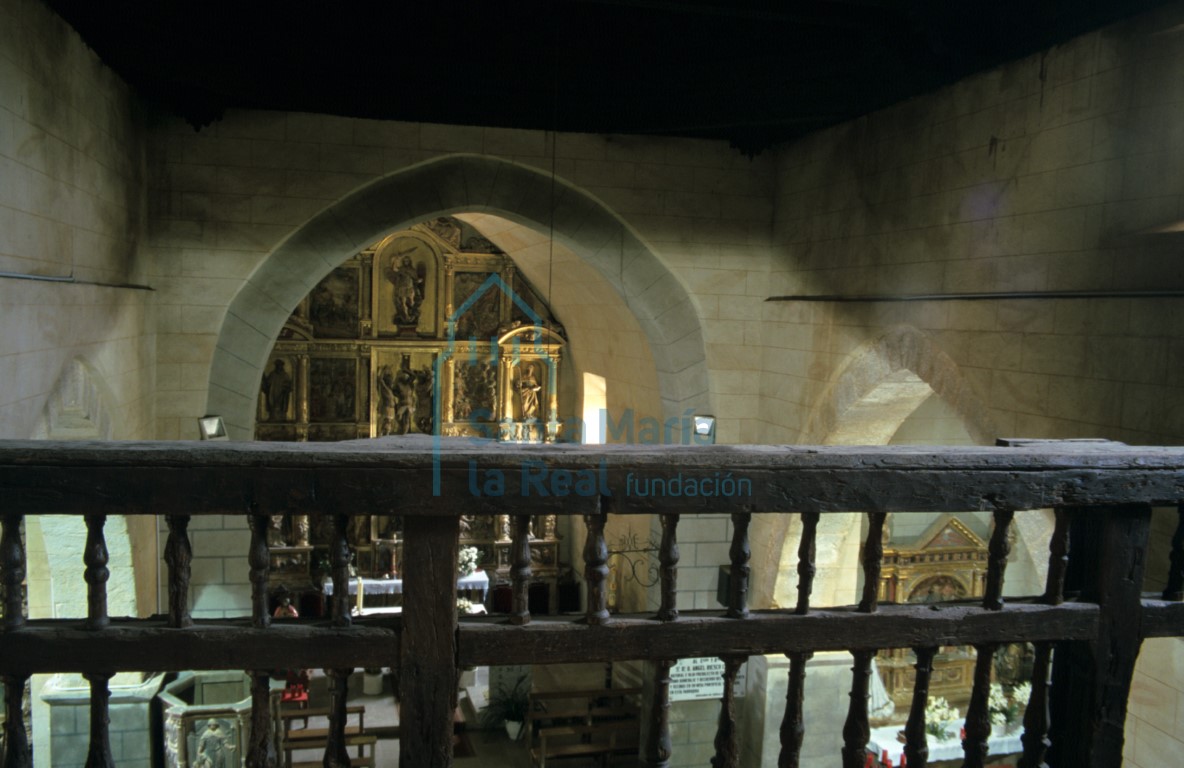 Vista del interior de la iglesia desde el coro