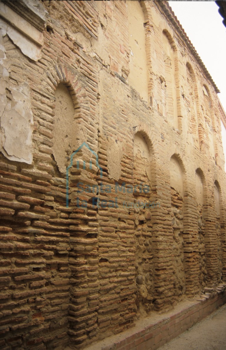 Muro de la antigua cabecera