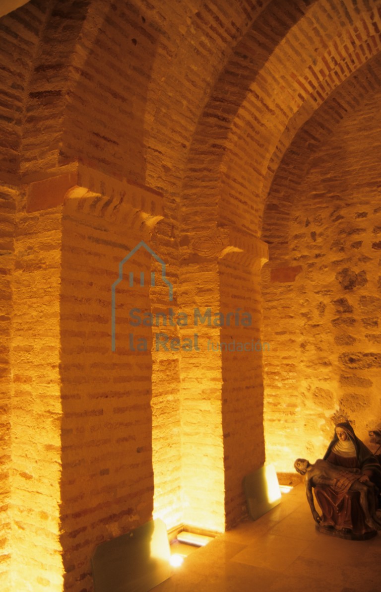 Detalle del interior de la torre