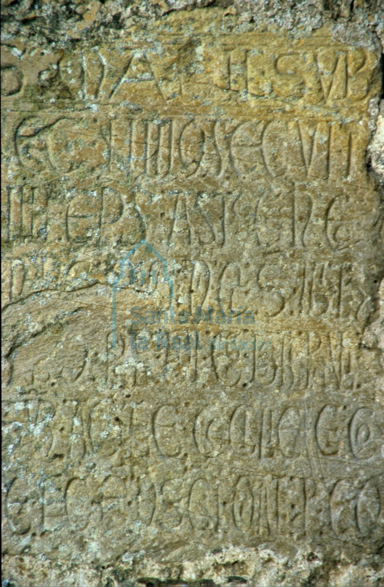 Detalle de la inscripción