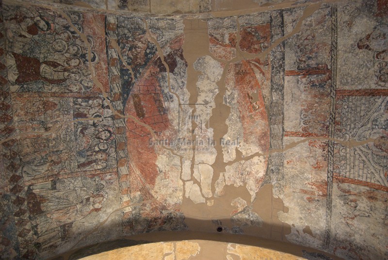 Pinturas de la bóveda del presbiterio