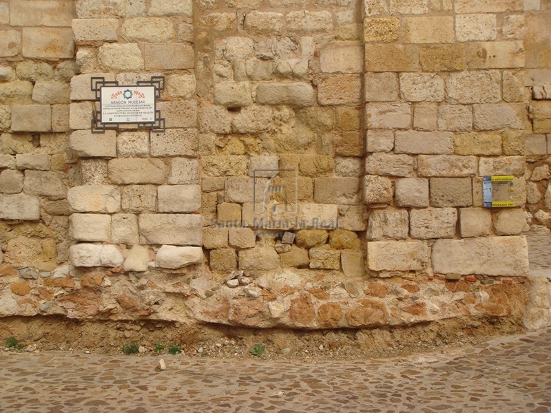 Detalle del muro sur