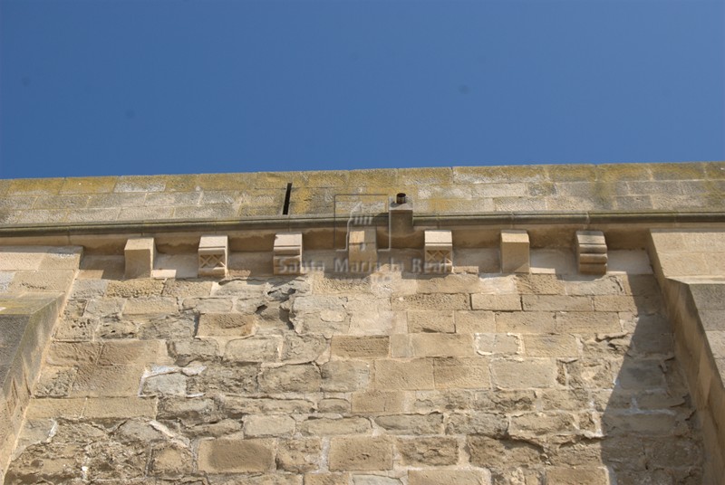 Detalle del muro norte