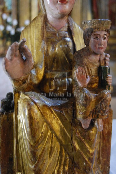 Detalle de la Virgen de Casterillo