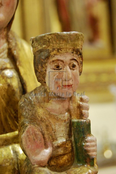 Niño, del grupo escultórcio de la Virgen de Casterillo