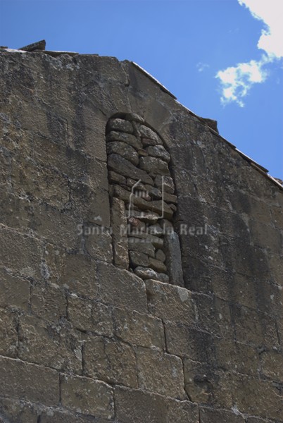 Detalle del vano del muro occidental