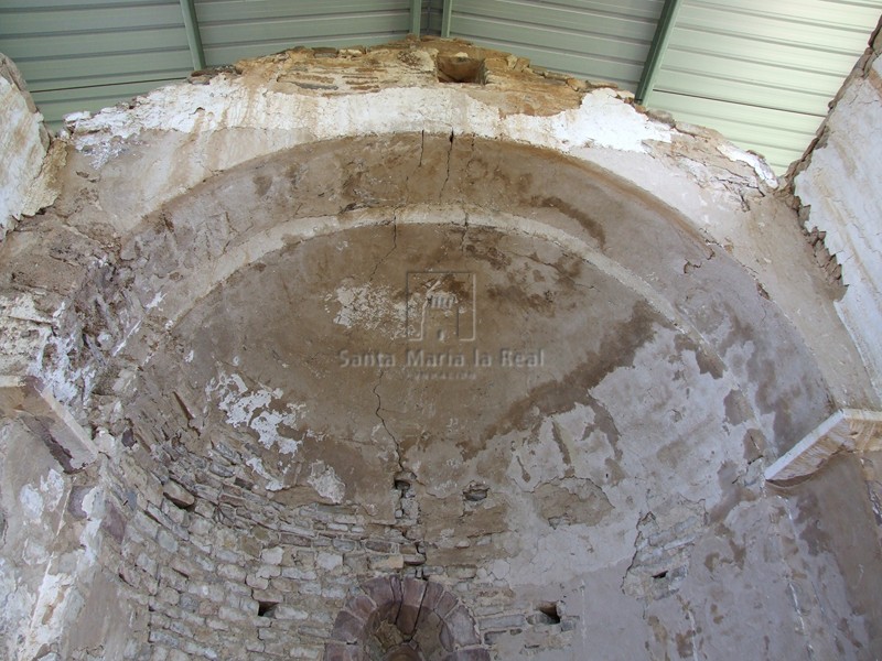 Detalle de la bóveda del ábside
